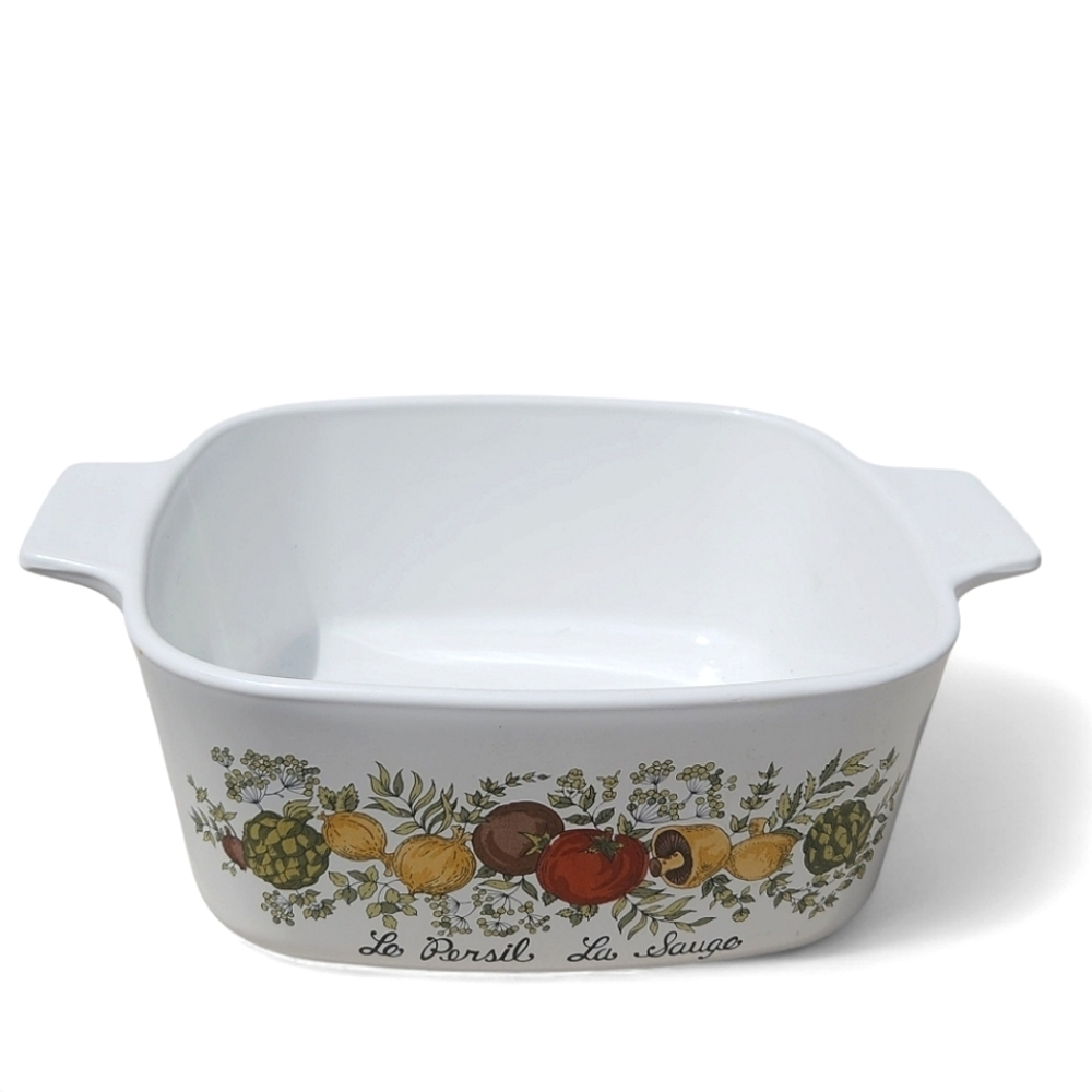 Vintage Corningware Spice of Life Casserole Dish A-1½-B